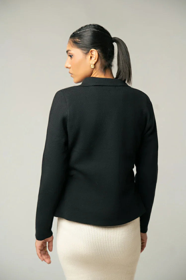 Collar Knit Cardigan