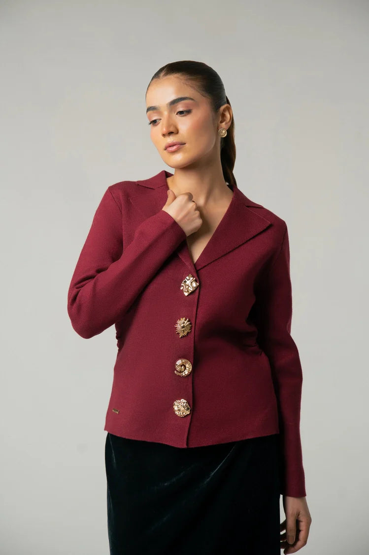 Collar Knit Cardigan