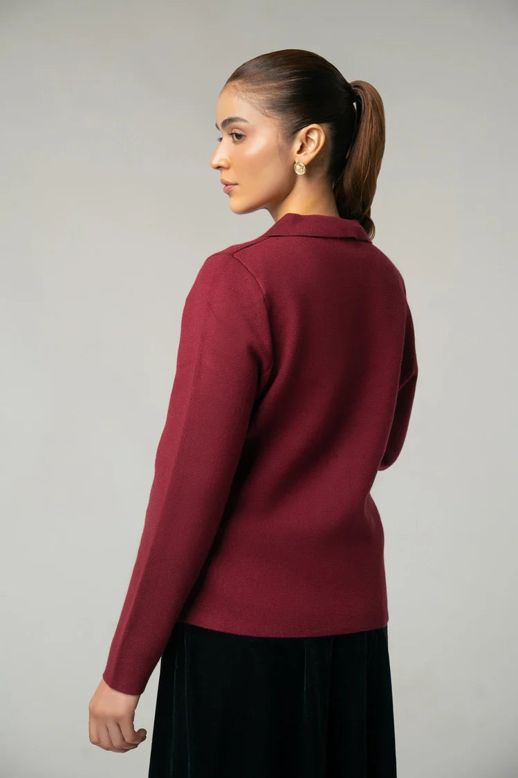 Collar Knit Cardigan