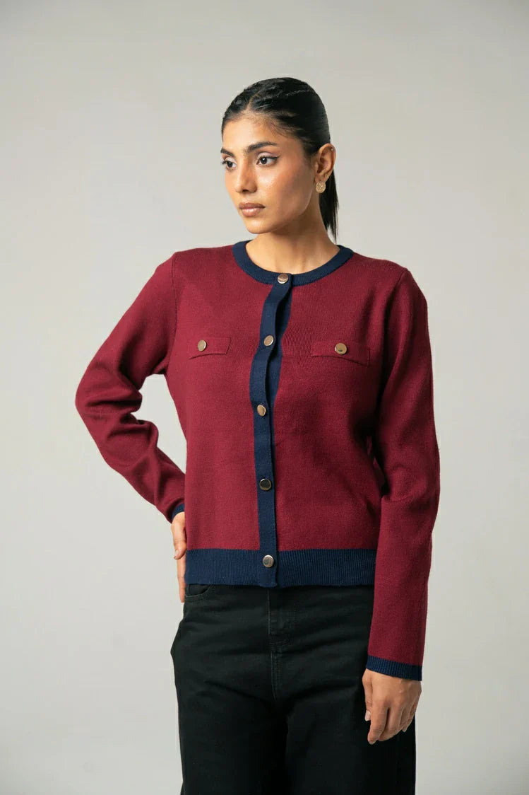 Regular Fit Knit Cardigan