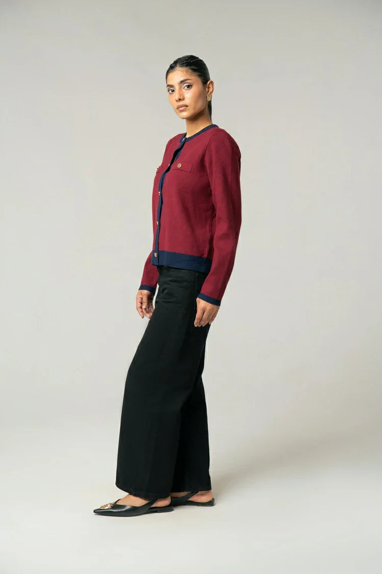 Regular Fit Knit Cardigan