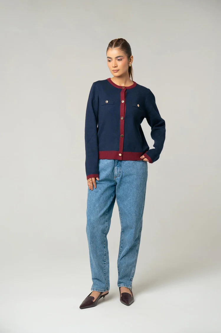 Regular Fit Knit Cardigan