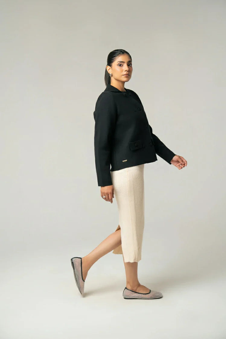 Collar Knit  Cardigan