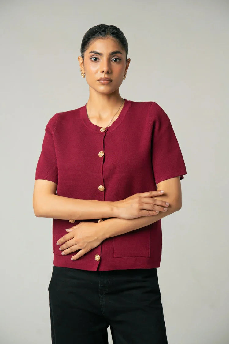 Short Sleeves Cardigan
