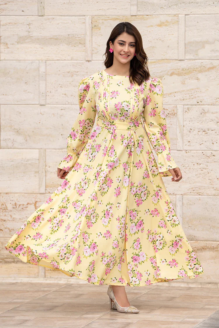 Printed Ladies Maxi Dress