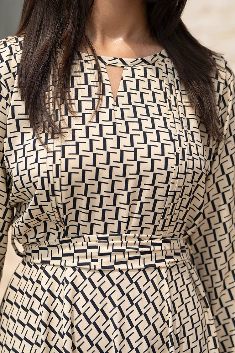 Printed Ladies Maxi Dress