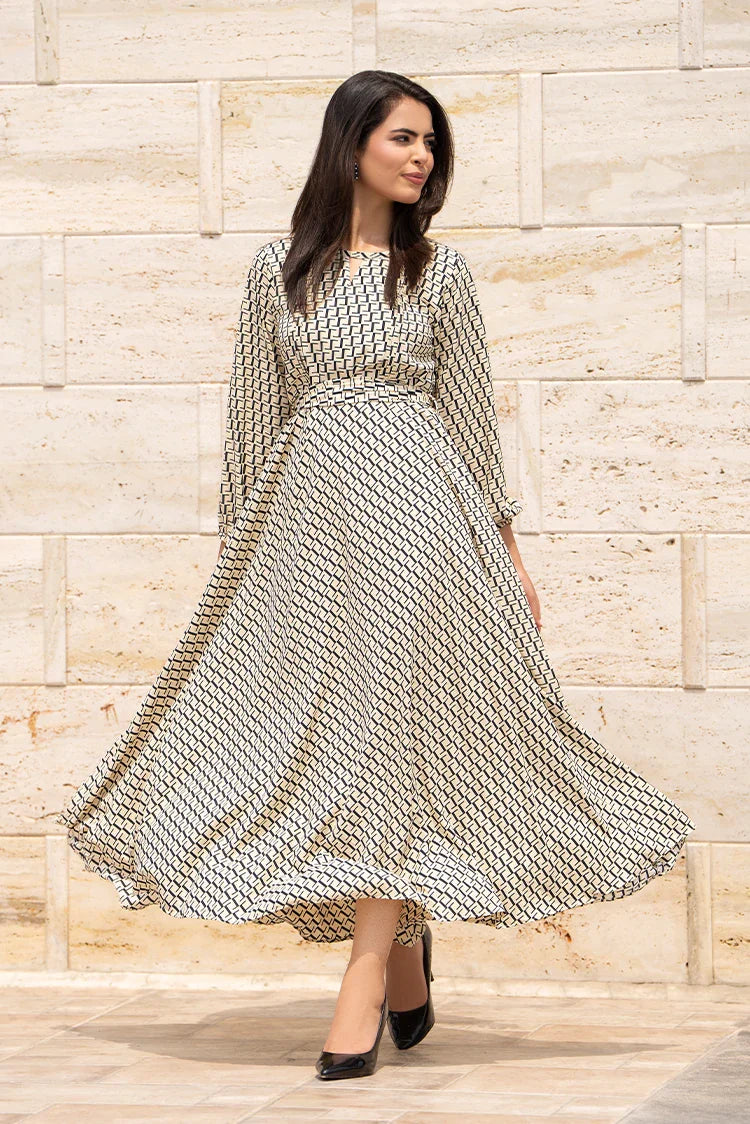 Printed Ladies Maxi Dress