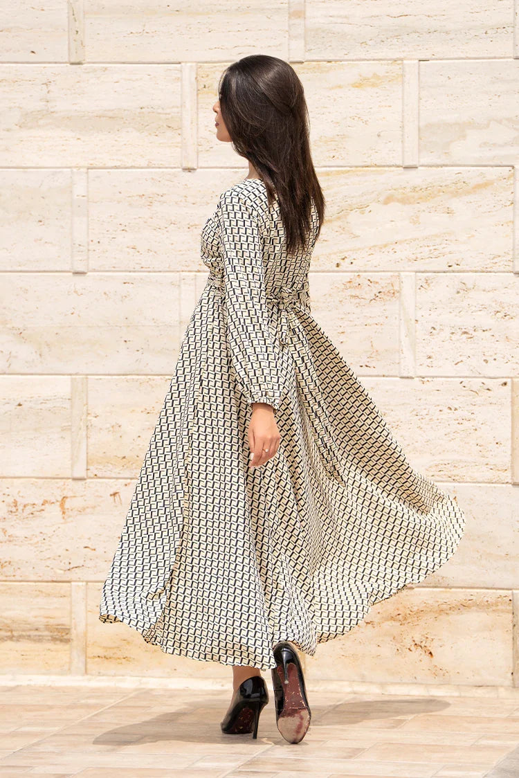 Printed Ladies Maxi Dress