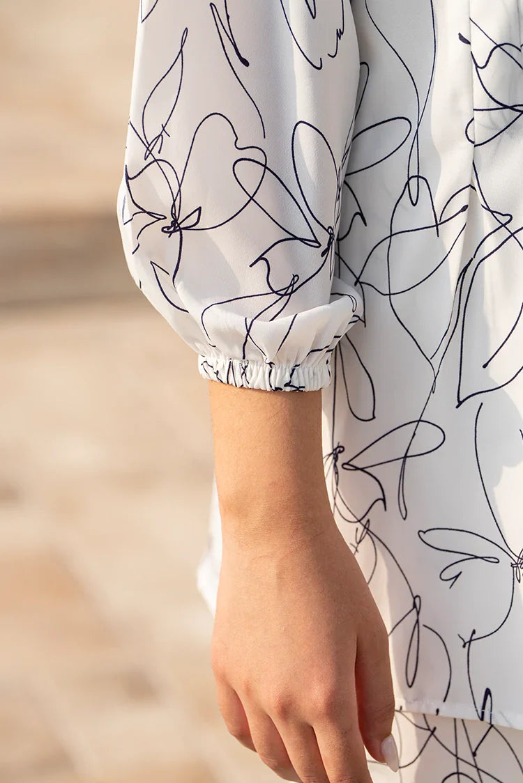 2-PC Stitched Printed Suit