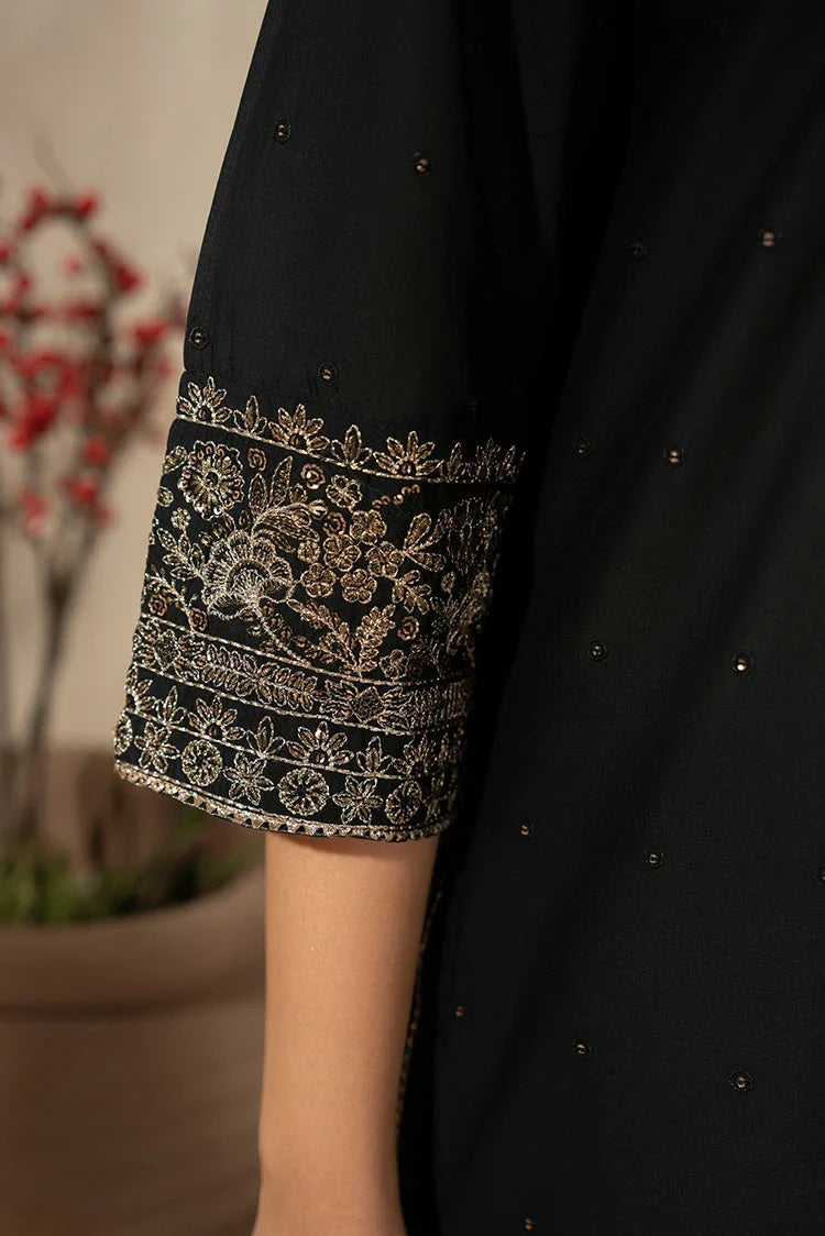 3-PC Stitched Embroidered Suit