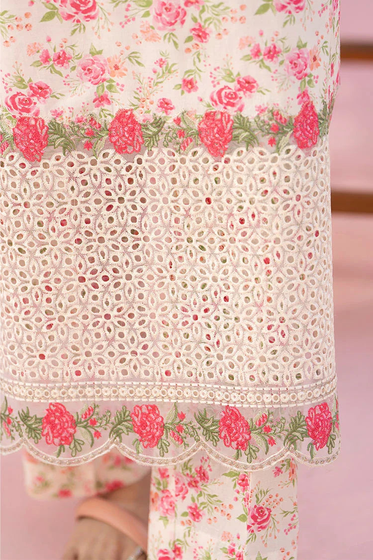 3-PC Stitched Embroidered Suit