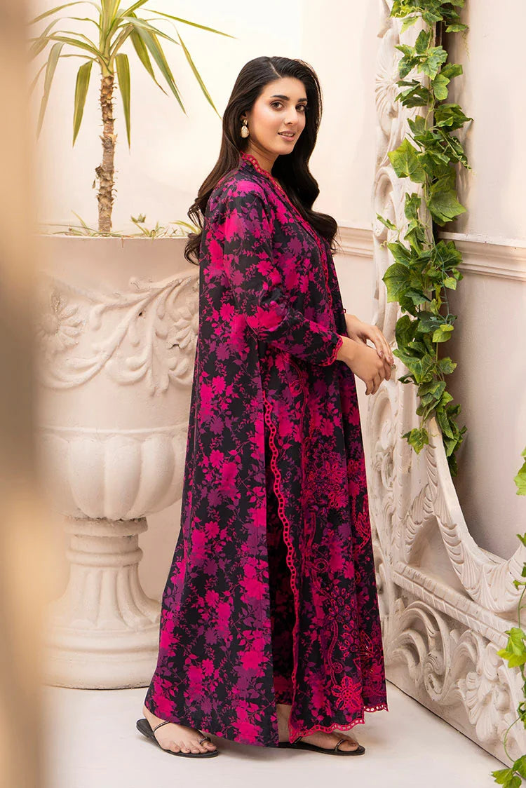 3-PC Stitched Embroidered Suit