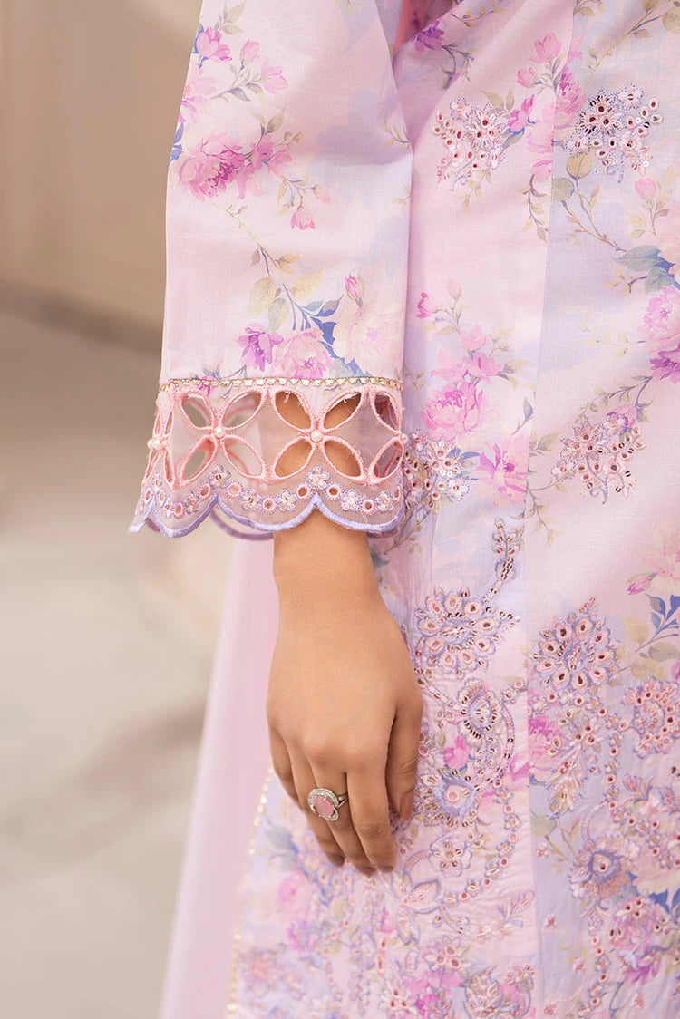 3-PC Stitched Embroidered Suit