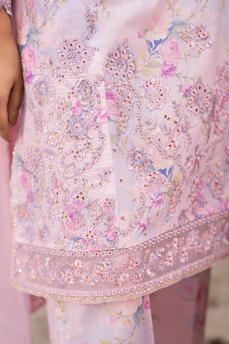 3-PC Stitched Embroidered Suit
