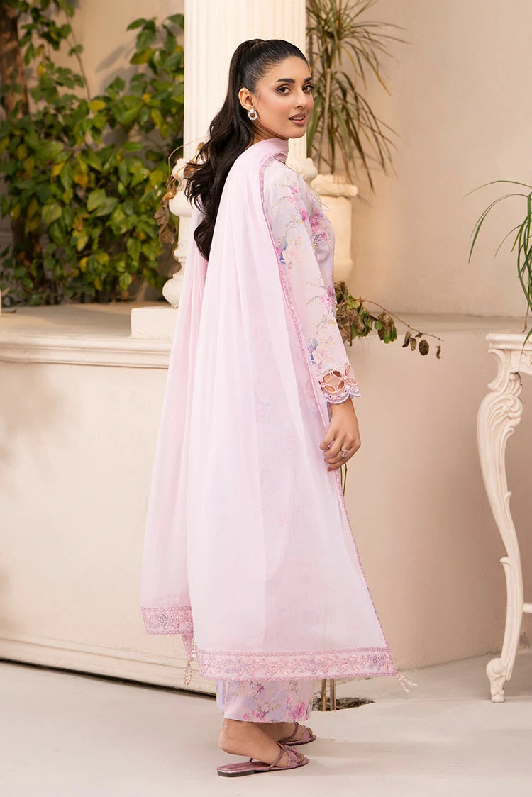 3-PC Stitched Embroidered Suit