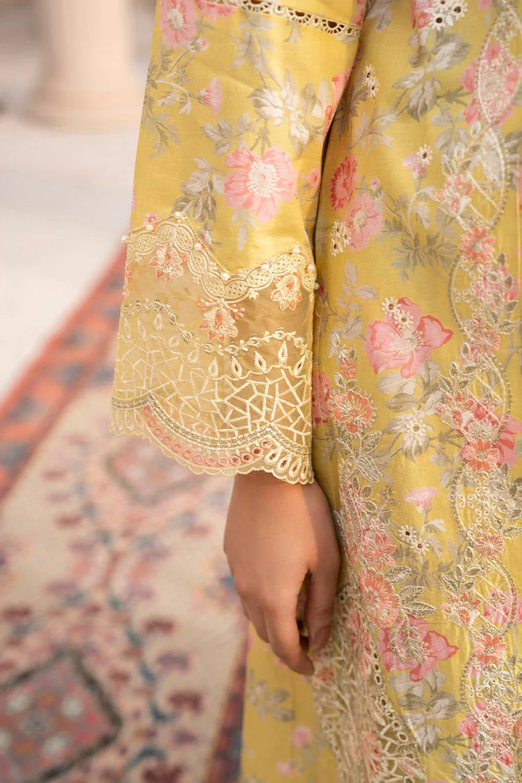 3-PC Stitched Embroidered Suit