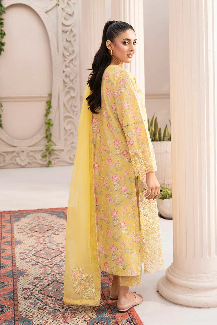 3-PC Stitched Embroidered Suit