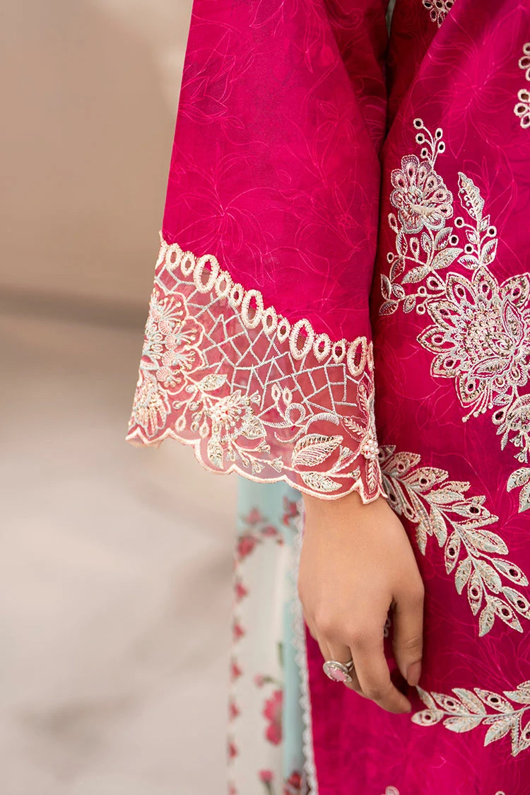 3-PC Stitched Embroidered Suit
