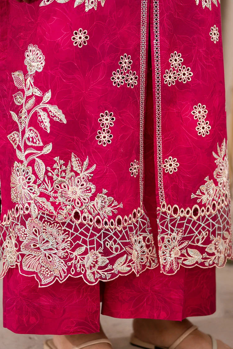 3-PC Stitched Embroidered Suit