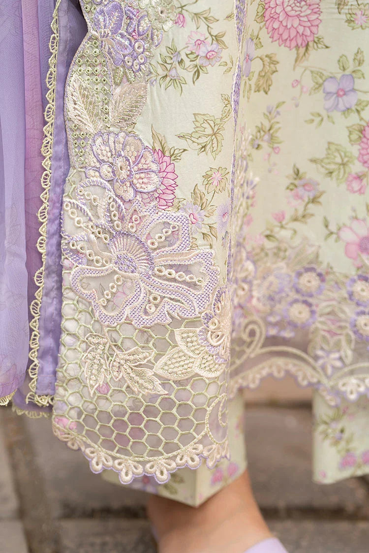 3-PC Stitched Embroidered Suit