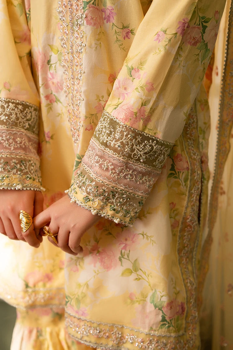 3-PC Stitched Embroidered Suit