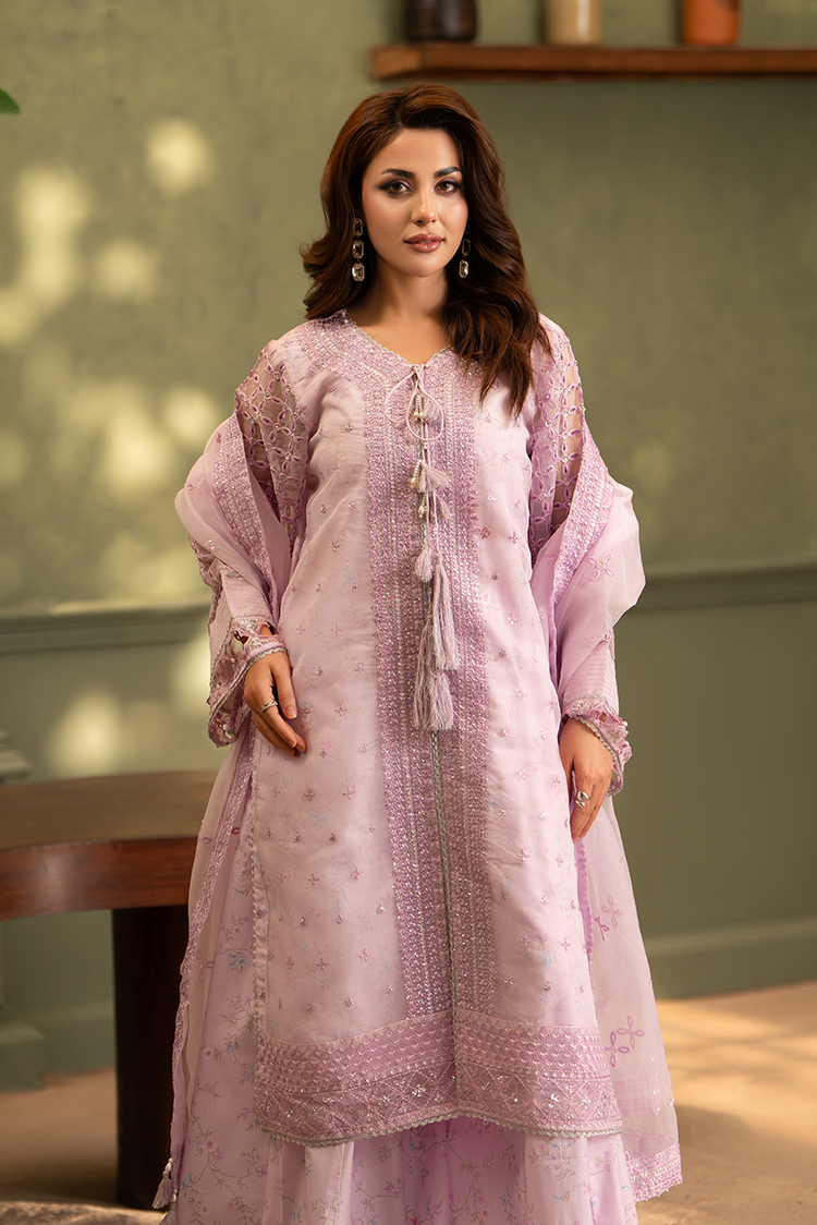 3-PC Stitched Embroidered Suit