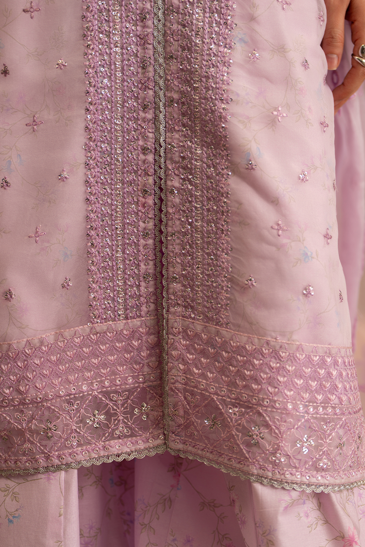 3-PC Stitched Embroidered Suit