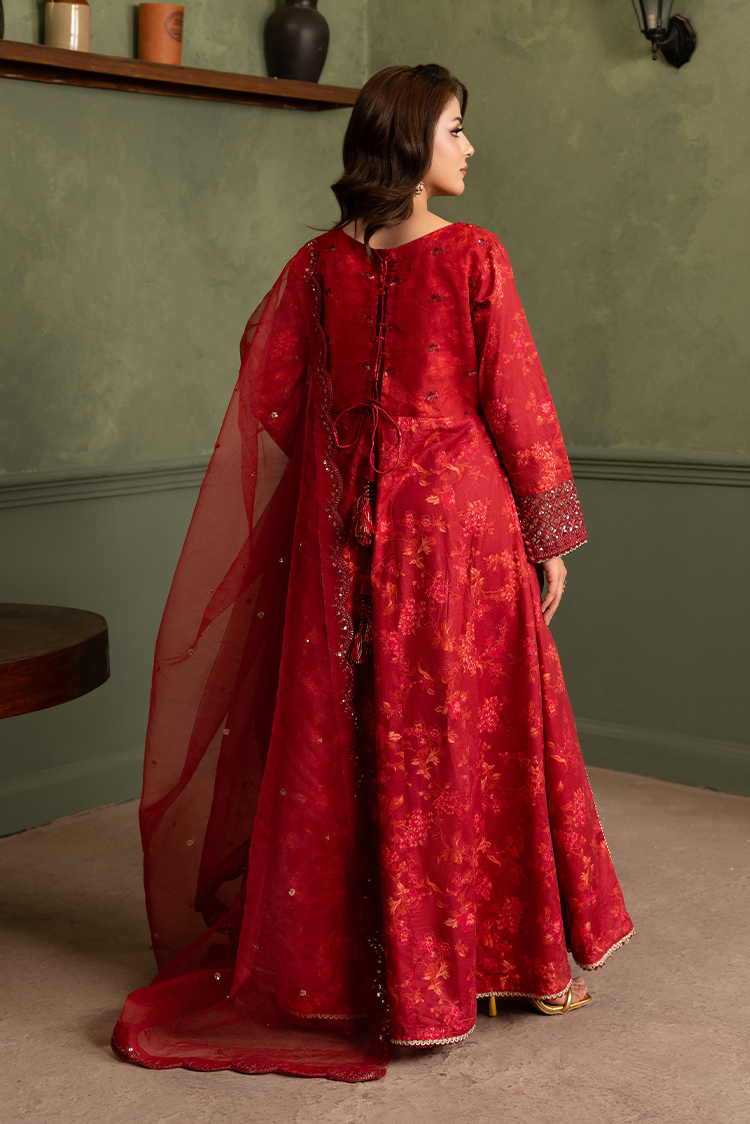 3-PC Stitched Embroidered Suit