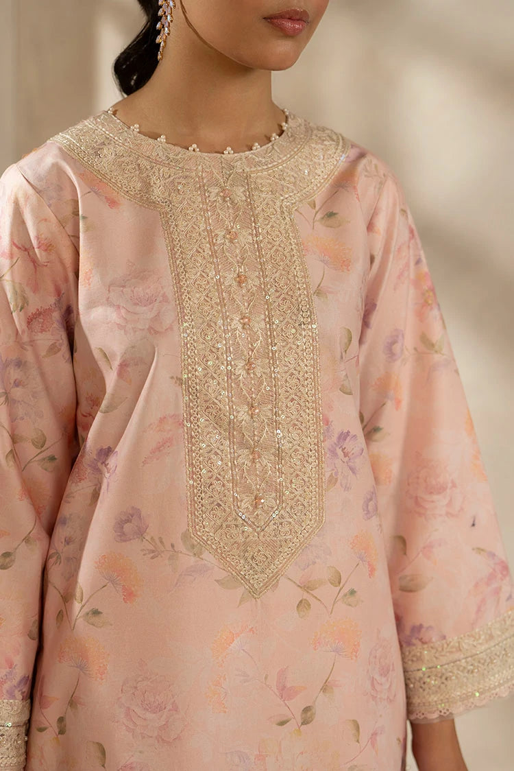 3-PC Stitched Embroidered Suit