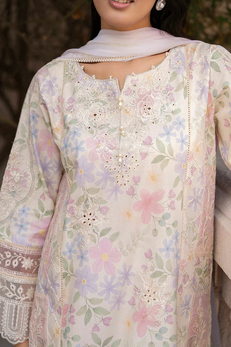 3-PC Stitched Embroidered Suit