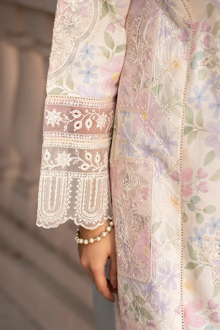 3-PC Stitched Embroidered Suit