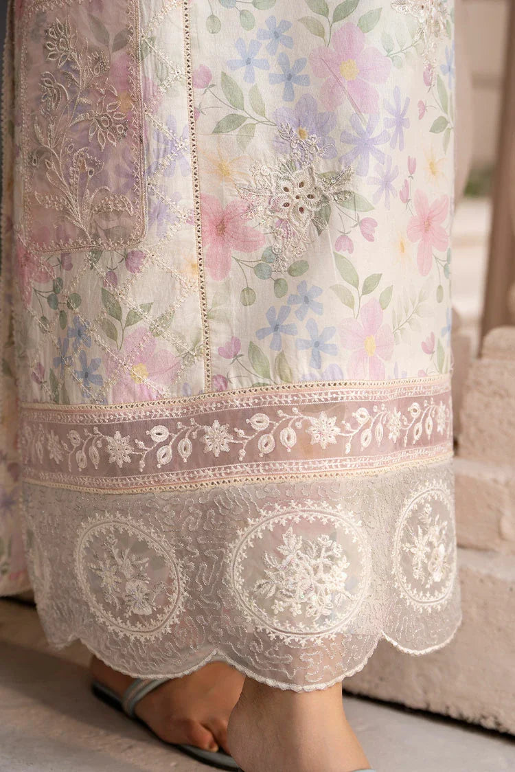 3-PC Stitched Embroidered Suit