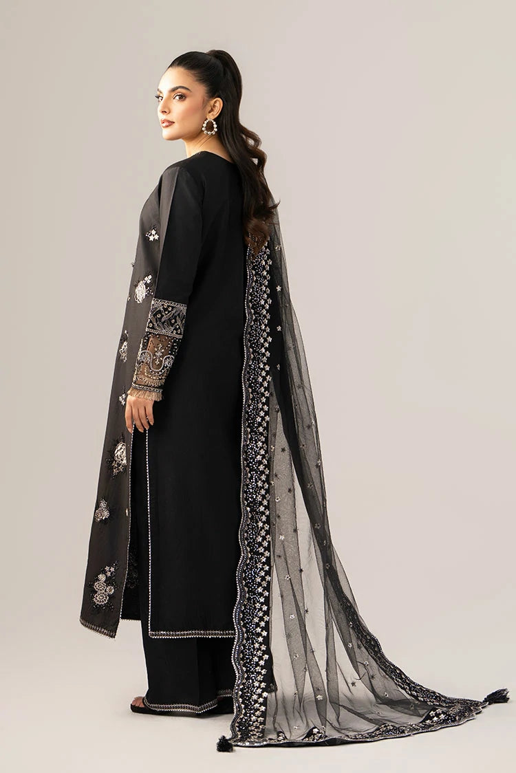 3-PC Stitched Embroidered Suit
