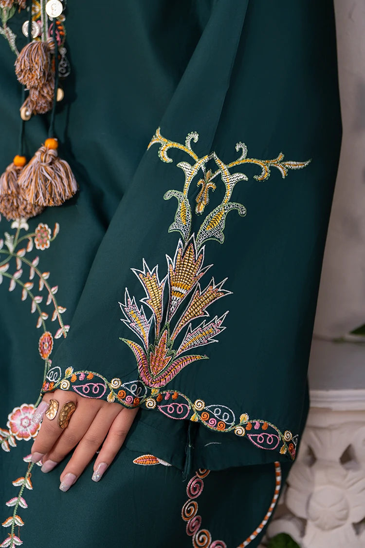 3-PC Stitched Embroidered Suit