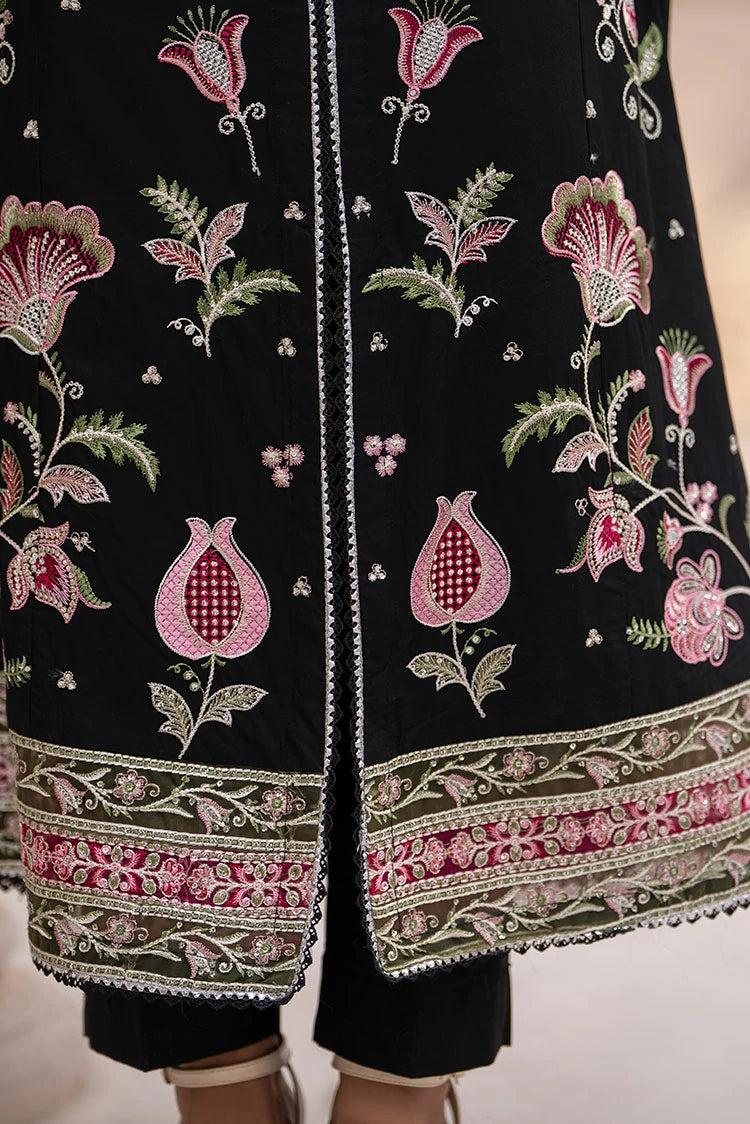3-PC Stitched Embroidered Suit