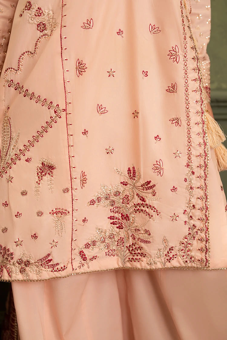 3-PC Stitched Embroidered Suit