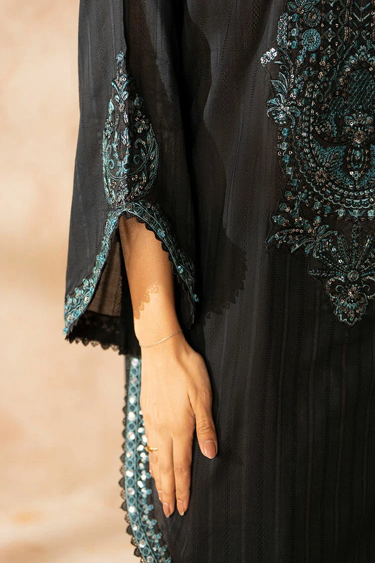 3-PC Stitched Embroidered Suit