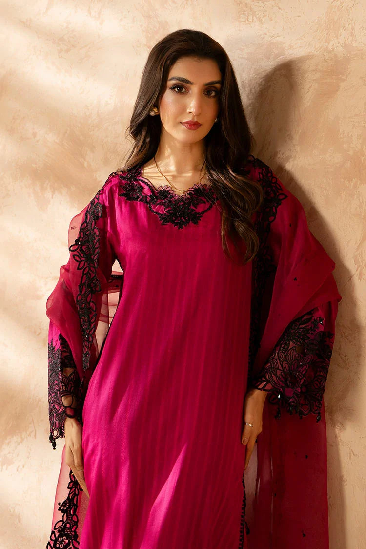 3-PC Stitched Embroidered Suit