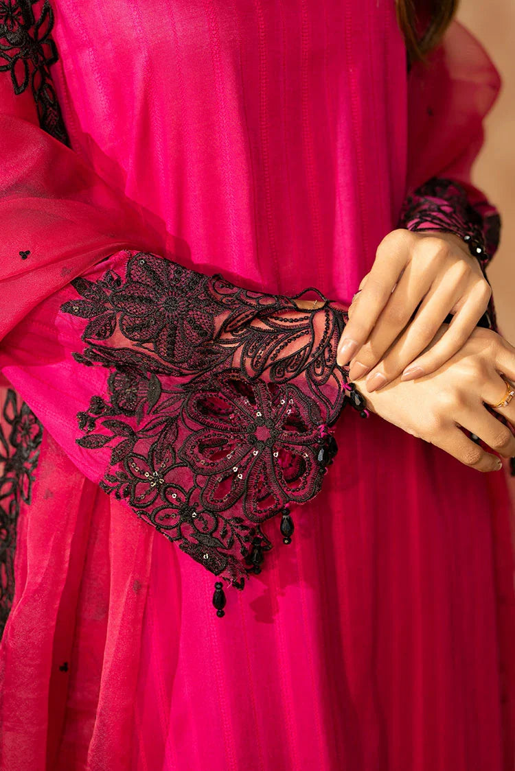 3-PC Stitched Embroidered Suit