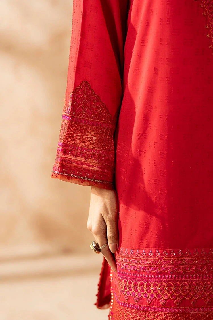 3-PC Stitched Embroidered Suit