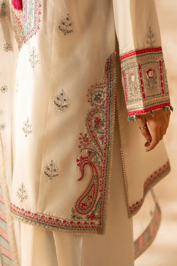 3-PC Stitched Embroidered Suit