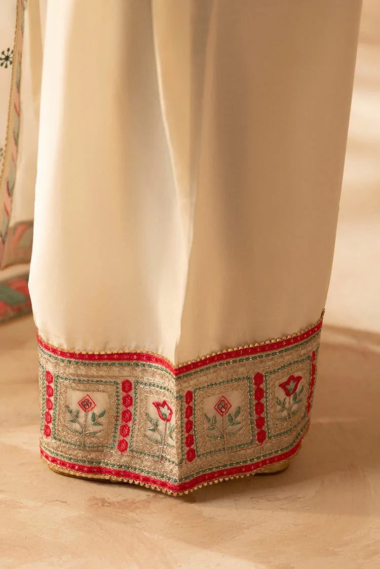 3-PC Stitched Embroidered Suit