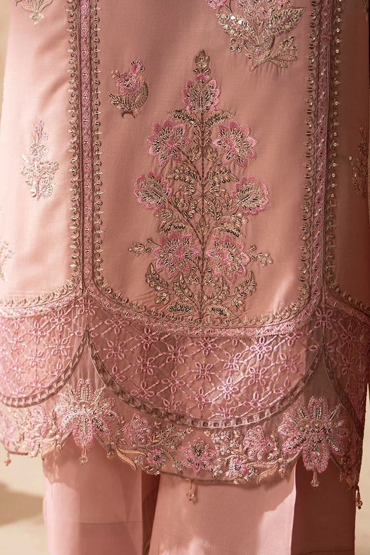 3-PC Stitched Embroidered Suit