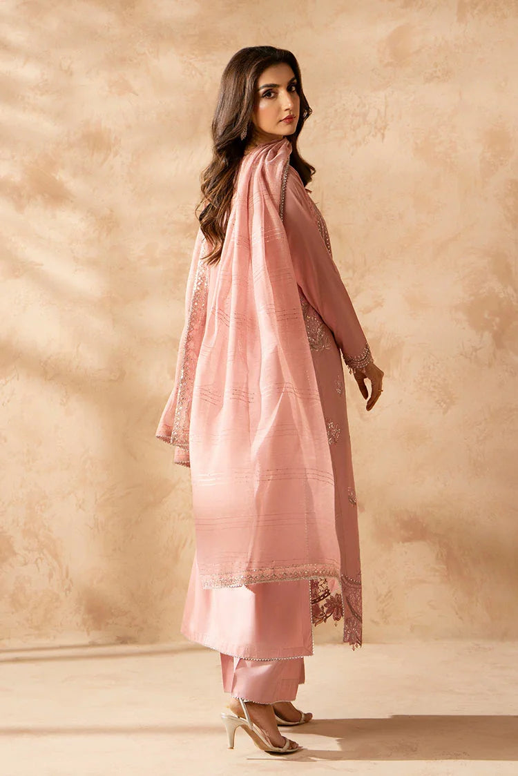 3-PC Stitched Embroidered Suit