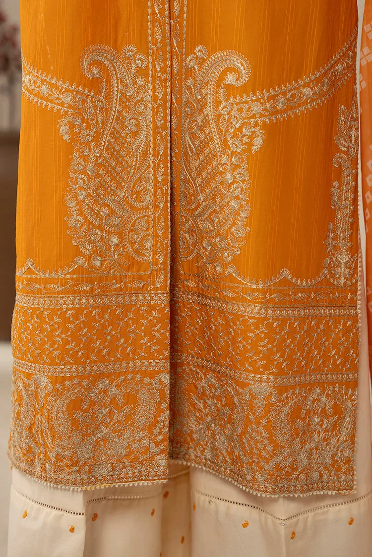 3-PC Stitched Embroidered Suit