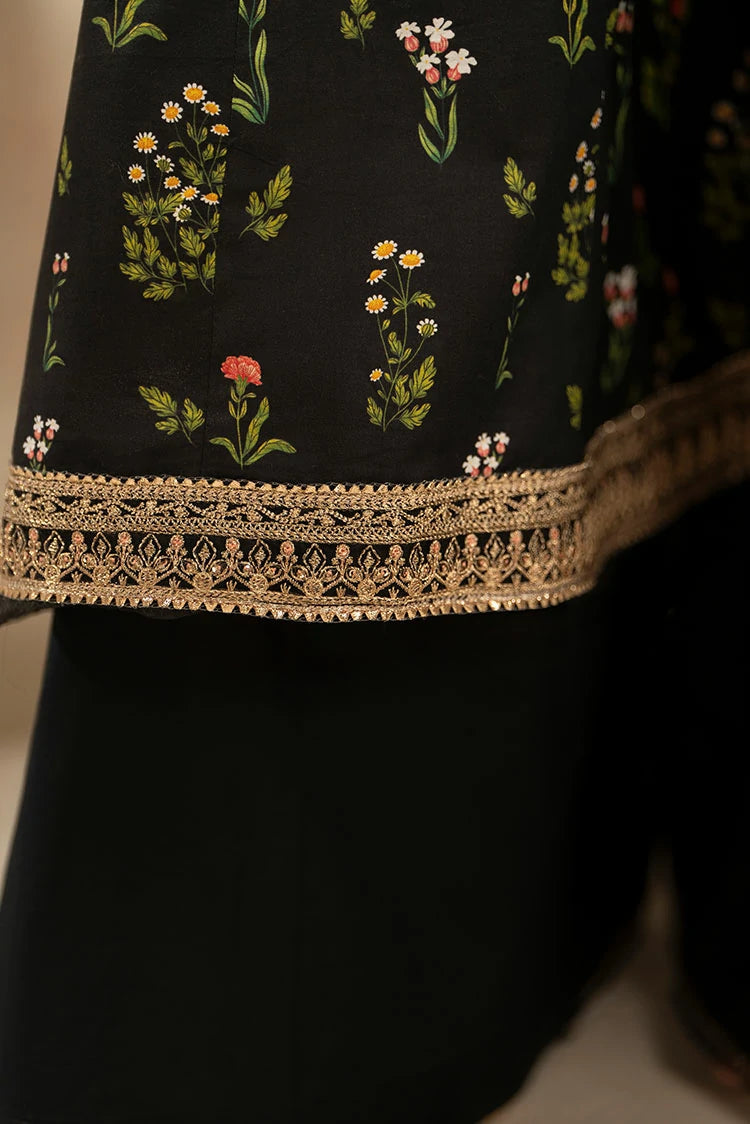 3-PC Stitched Embroidered Suit