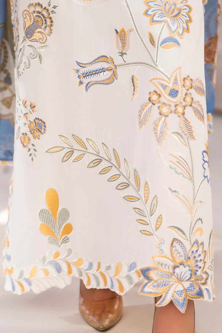 3-PC Stitched Embroidered Suit
