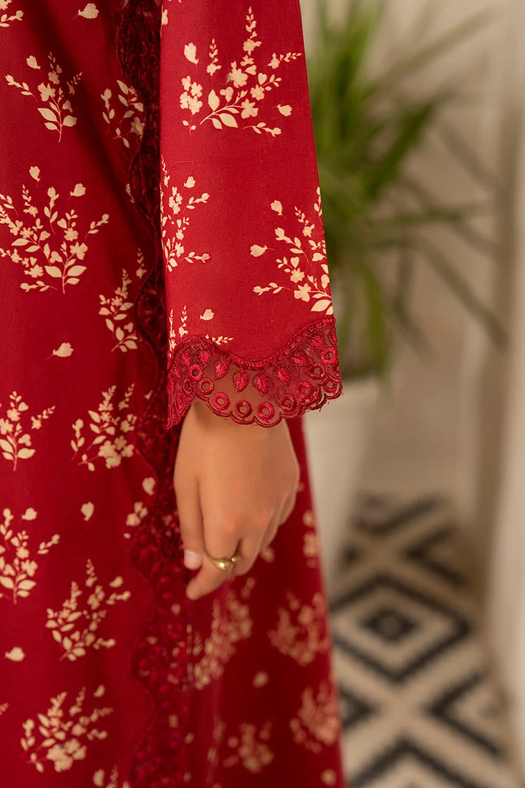 3-PC Stitched Embroidered Suit