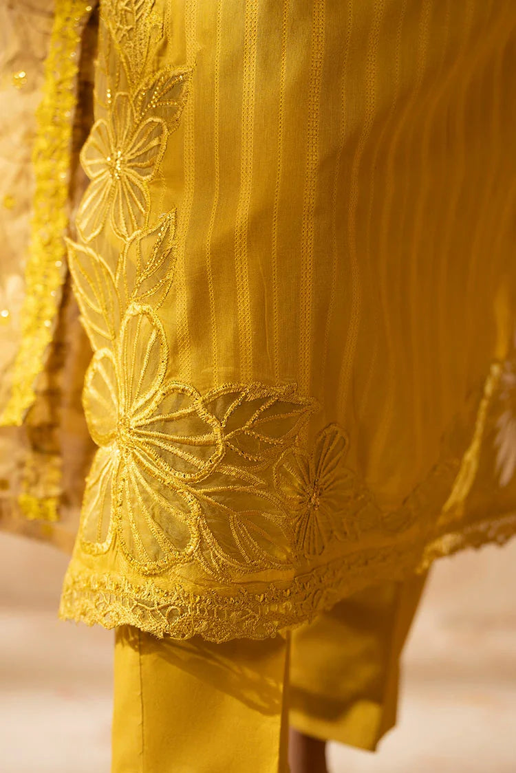 3-PC Stitched Embroidered Suit