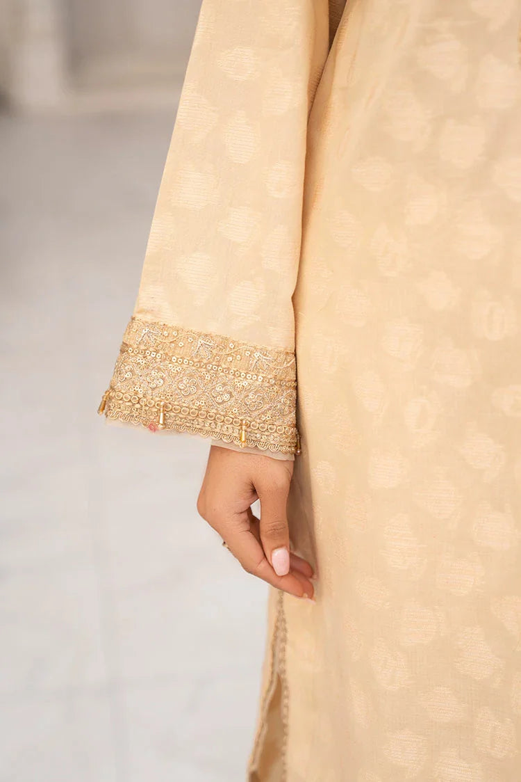 3-PC Stitched Embroidered Suit